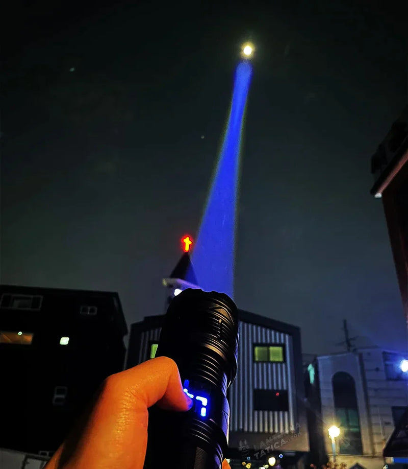 Lanterna Tática Laser Original - Mais Potente do Mundo